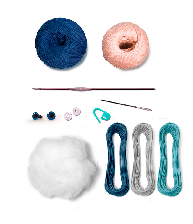 Kit Círculo Amigurumi Gnomos Elementales - Imagen 2