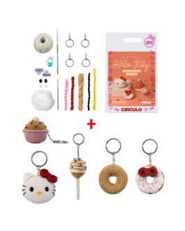 Kit Círculo Llaveros Hello Kitty