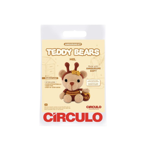 Kit Círculo Amigurumi Teddy Bears